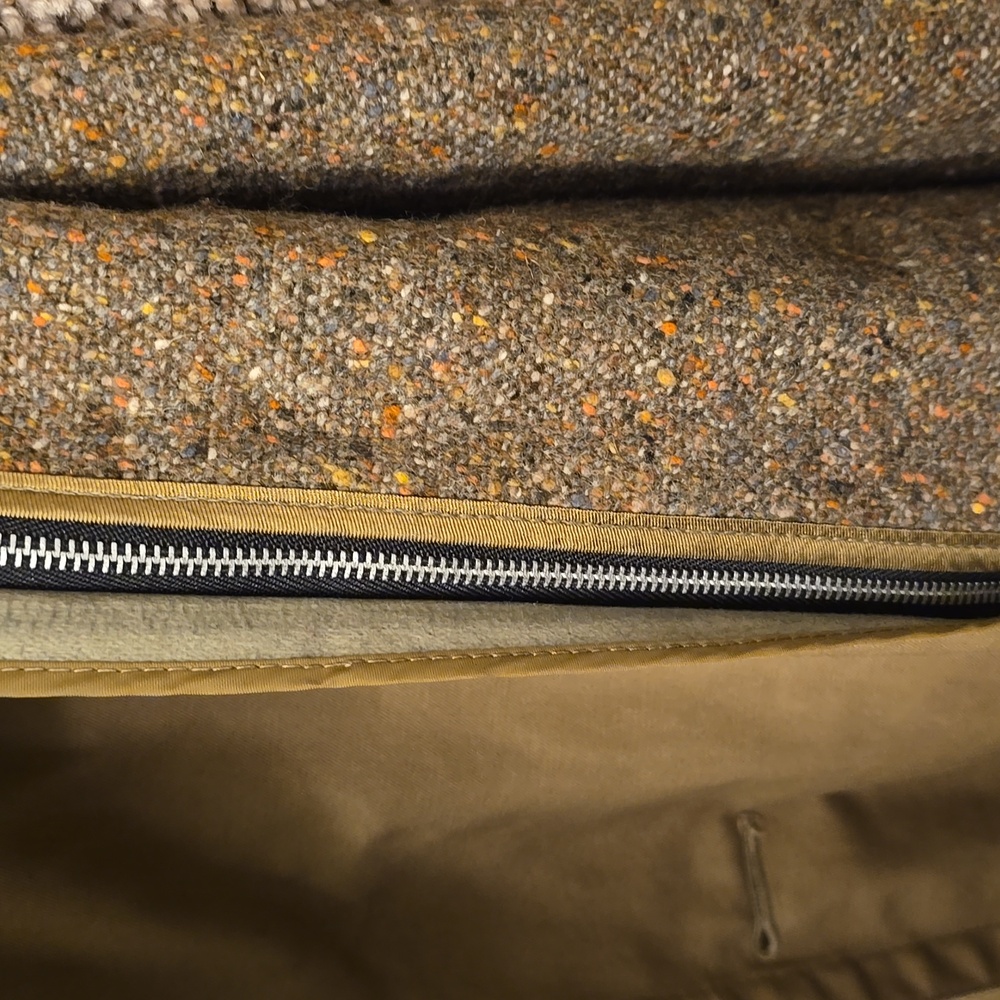 Vintage London Fog Tempo Europa Beige Double Breasted Trench Coat 10 Reg. Wool - Picture 15 of 16